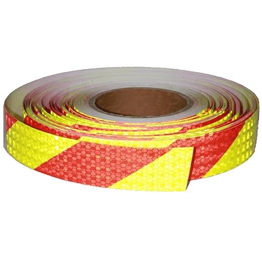 Reflective Tape Outdoor Waterproof 1 inch X 166 feet, High Visibility Hazard by tuyrchu