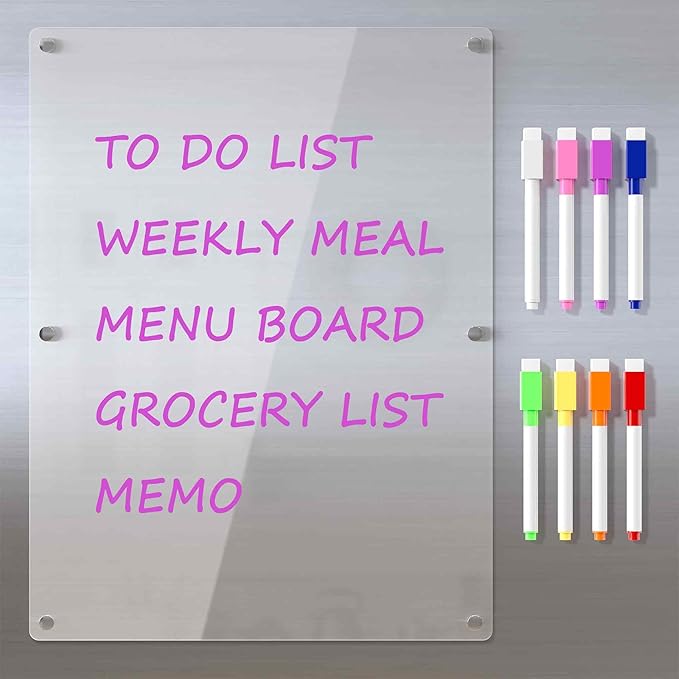 Acrylic Magnetic Dry Erase Board - Field & Grace