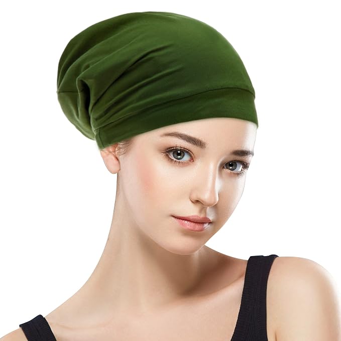 Silk Satin Lined Bonnet Sleep Cap - Image 2