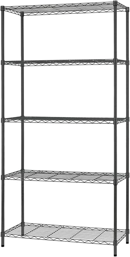 FDW 14" D×36" W×72" H Wire Shelving Unit Commercial Metal Shelf by FDW