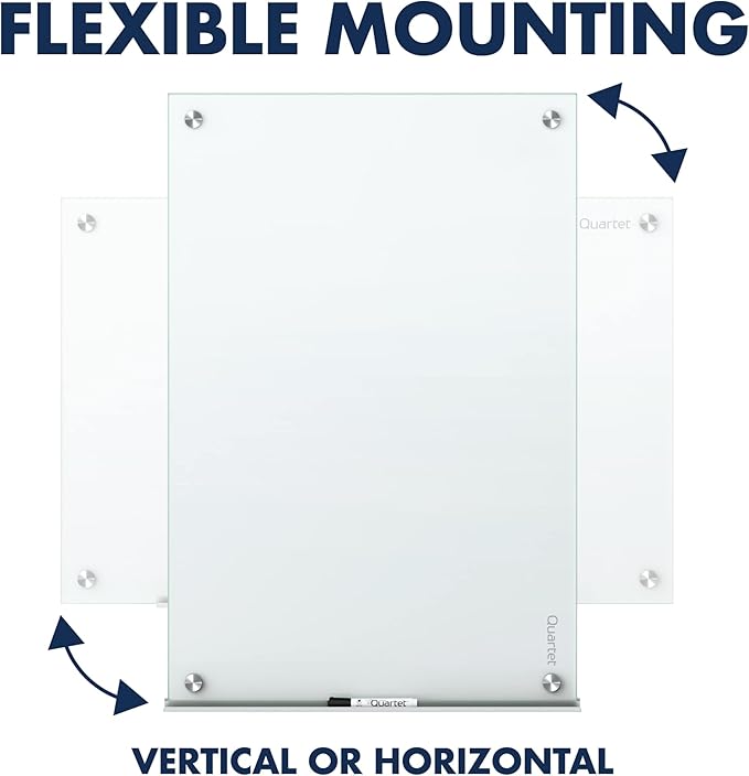 Quartet Dry Erase Board, Magnetic Whiteboard 72"W x 48"H, Glass Board - Image 7