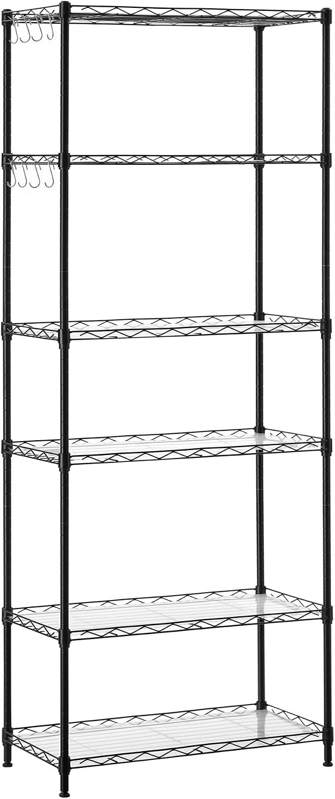 SONGMICS 6-Tier Storage Shelves, Wire Shelving Unit, Kitchen Metal Shelves by SONGMICSbySONGMICSHOME