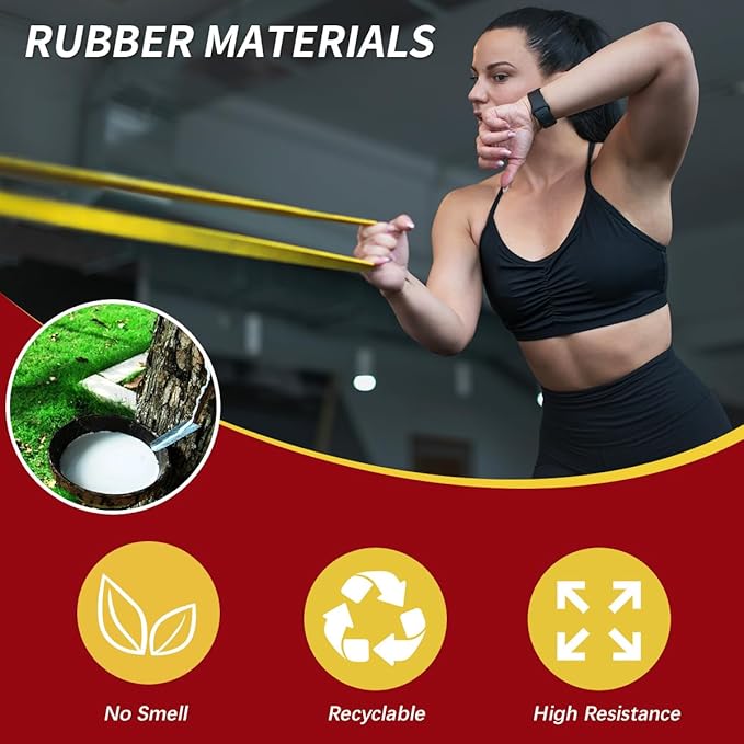 WHATAFIT Resistance Bands, Pull Up Assist Bands Set - Image 4