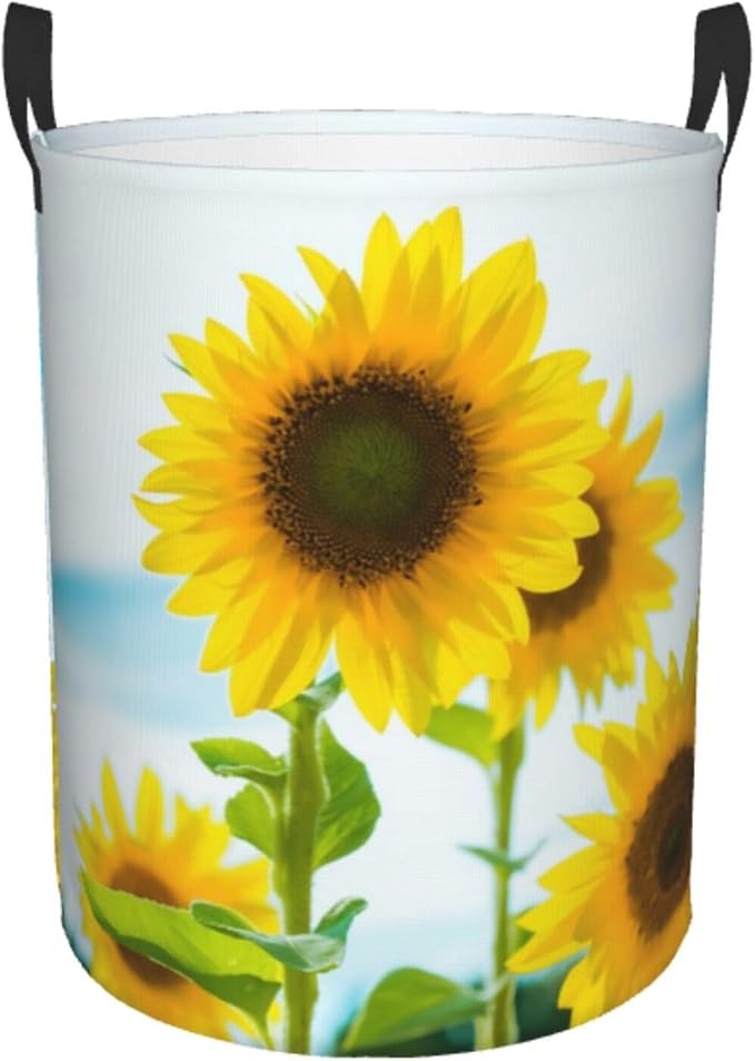 Laundry Basket Flower Plants Collapsible Large Capacity, 63L Dirty Clothes by Unknown