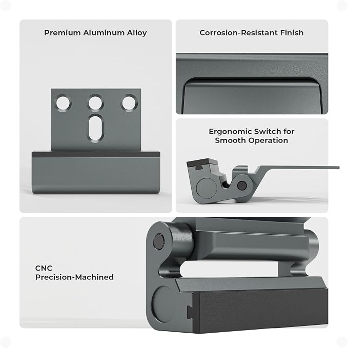 4Pack Home Security Door Reinforcement Lock, Childproof Safety Door Lock Latch - Image 8