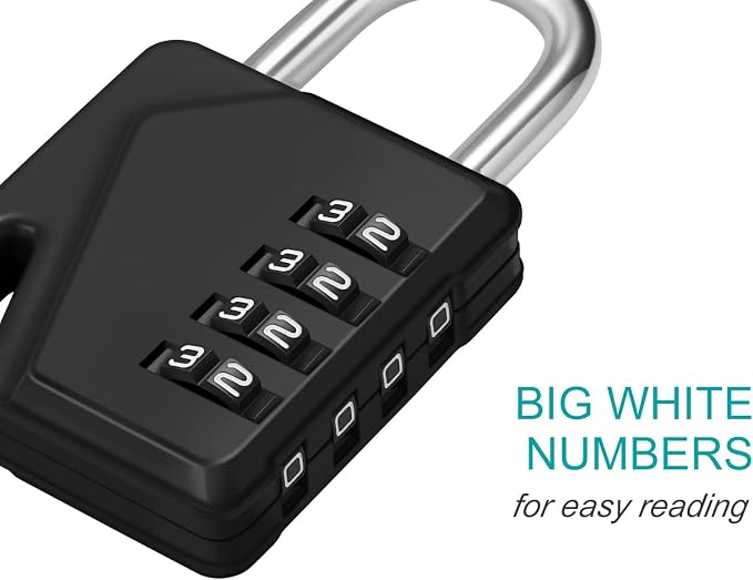 ZHEGE Locker Locks with Code for School, Small Padlocks Combination with DIY - Image 2