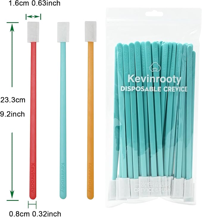 50PCS Disposable Crevice Cleaning Brush Kit, Disposable Toilet Brush, Window - Field & Grace