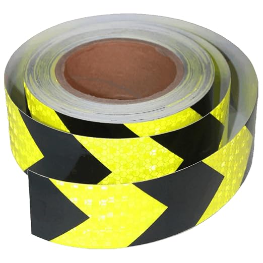 Reflective Tape 2 inch X 66 feet, Outdoor Waterproof Hazard Conspicuity Safety by tuyrchu