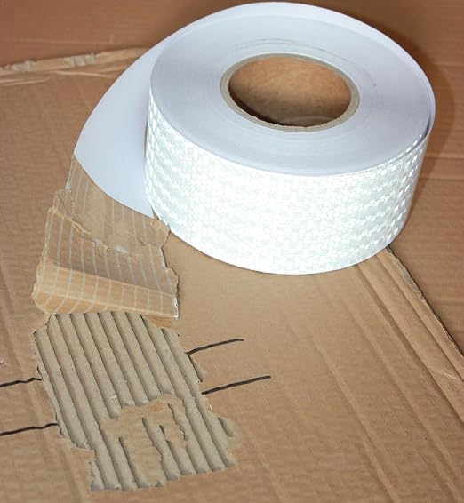 White Reflective Tape Outdoor Waterproof 3 inch, High Visibility Hazard - Image 2