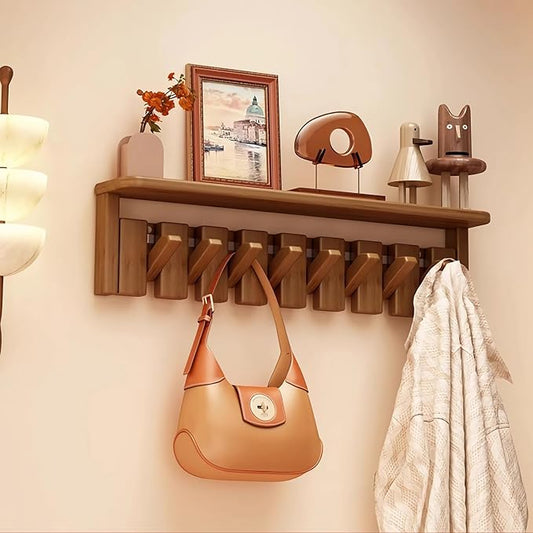 Wall Mounted Piano Key Hanger | Flip Style Hook | Entrance Wall Art Hook by FleiSleep