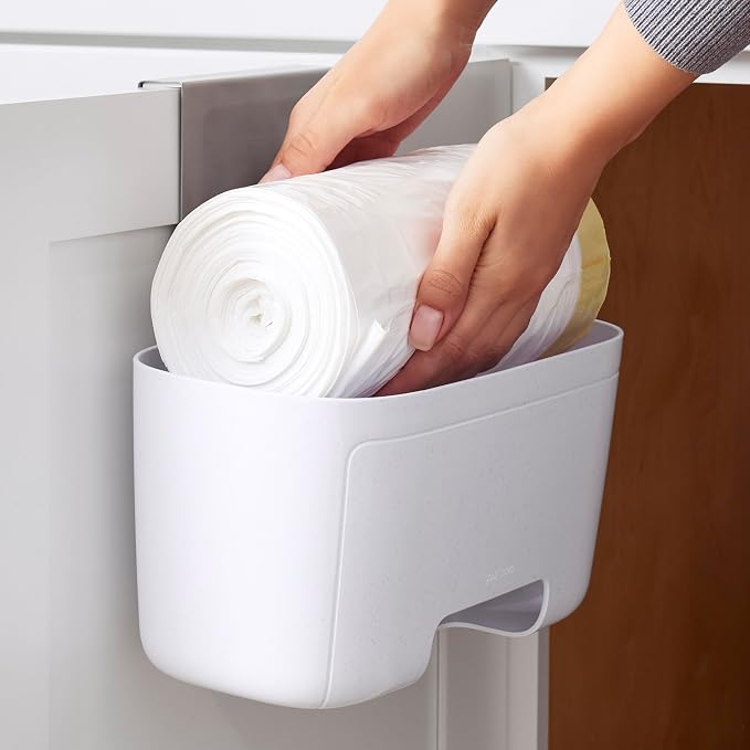 YouCopia DoorStash Garbage Bag Dispenser, Hanging Kitchen Cabinet Door Trash - Image 8