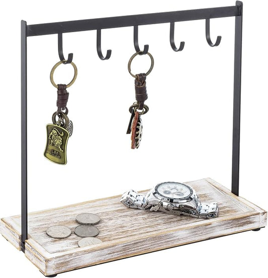 MyGift Black Metal Entryway Key Holder by MyGiftHome