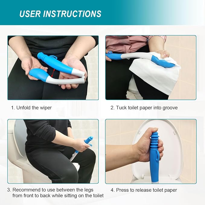 Foldable Toilet Aids for Wiping - Image 5