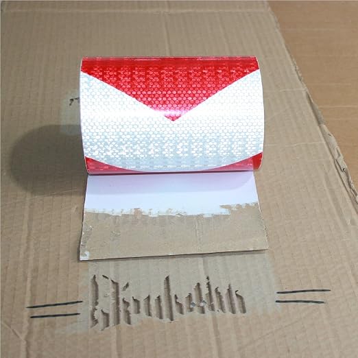 Red and White Reflective Tape Outdoor Waterproof 12 inch, High Visibility - Image 2