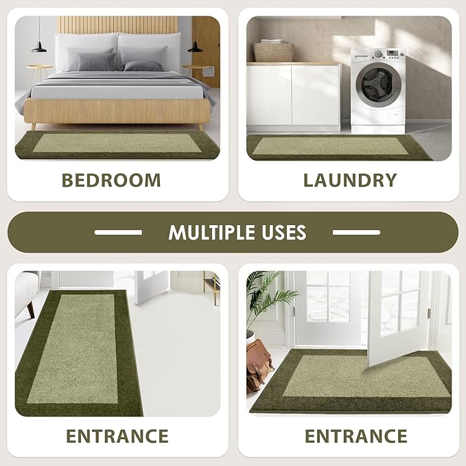Machine Washable Runner Rugs Set of 2, Non Slip Kitchen Mats - Image 4
