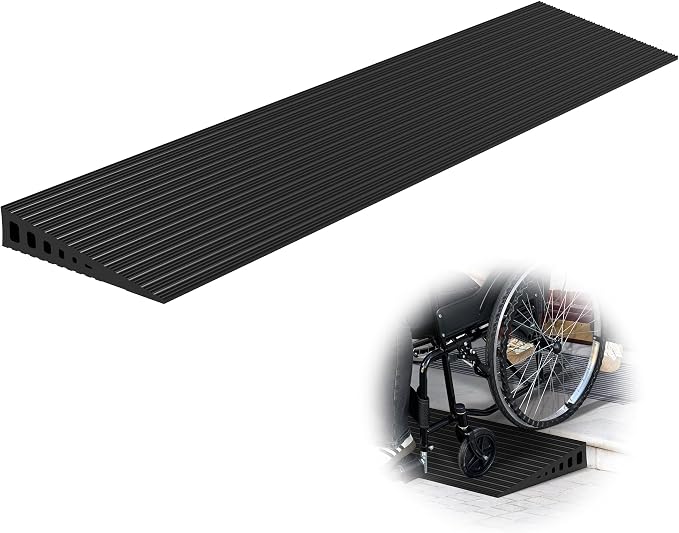 1.6" Rise Threshold Ramps for Doorways, 2000 Lbs Load Capacity, 35.5" Wide by Nuvium-Durablereliablereadyforanystep
