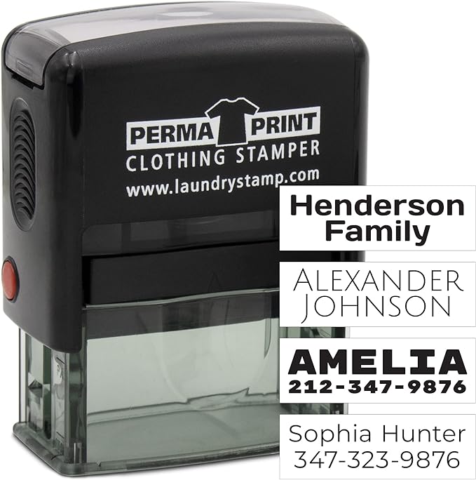 PermaPRINT Clothing Stamper by Rubber+Stamp+Creation