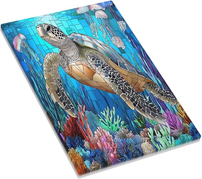 Light Switch Cover Plate Nautical Sea Turtle Coral Jellyfish 1 Gang No Device - Image 3