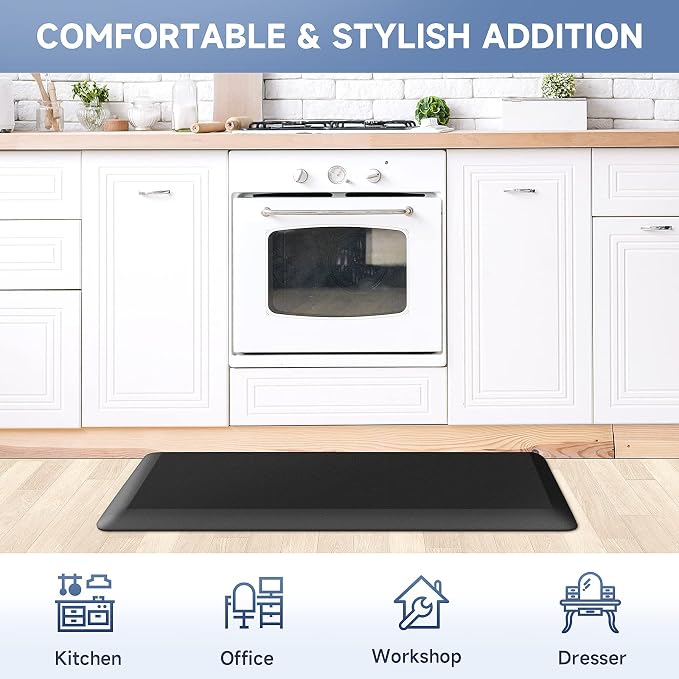 StepRite 4/5 Inch Thick Kitchen Mat Anti Fatigue Mat Kitchen Rugs Kitchen Decor - Image 7