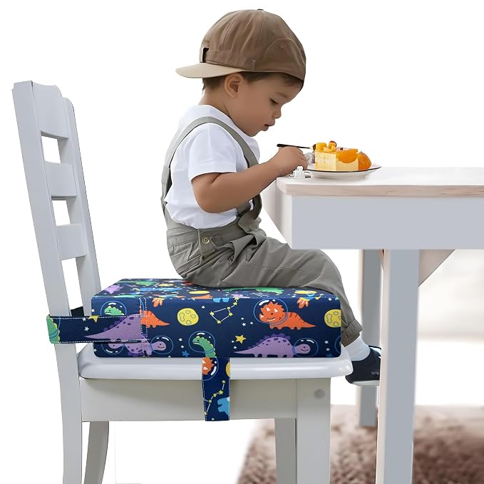 Toddler Booster Seat for Dining Table, Portable Booster Seat for Kitchen Chair by BoosterSeatforDningTable