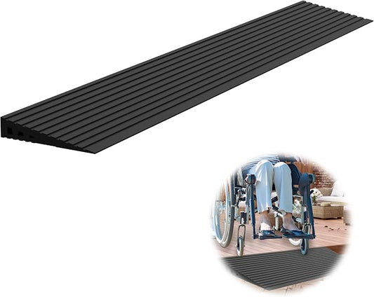 1" Rise Threshold Ramps for Doorways, 2000 Lbs Load Capacity, 35.5" Wide by Nuvium-Durablereliablereadyforanystep