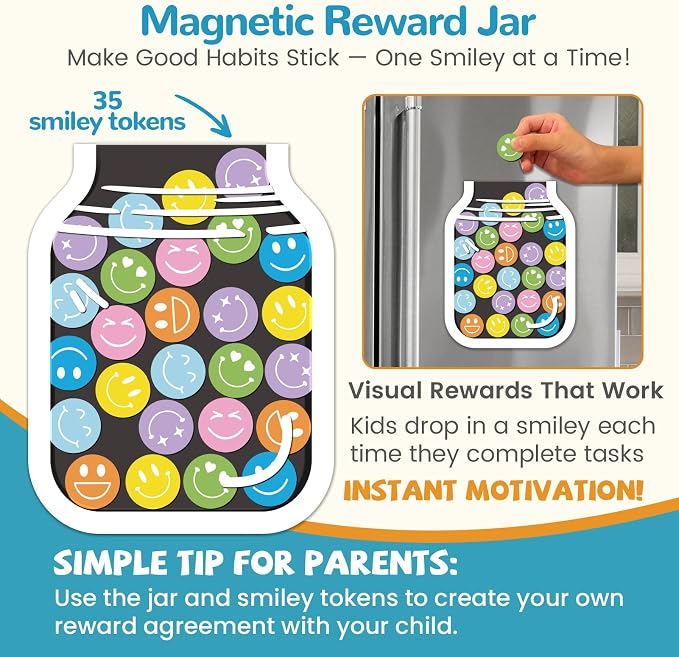 JJPRO Magnetic Bedtime/Morning/Daily Routine Chart - Image 3