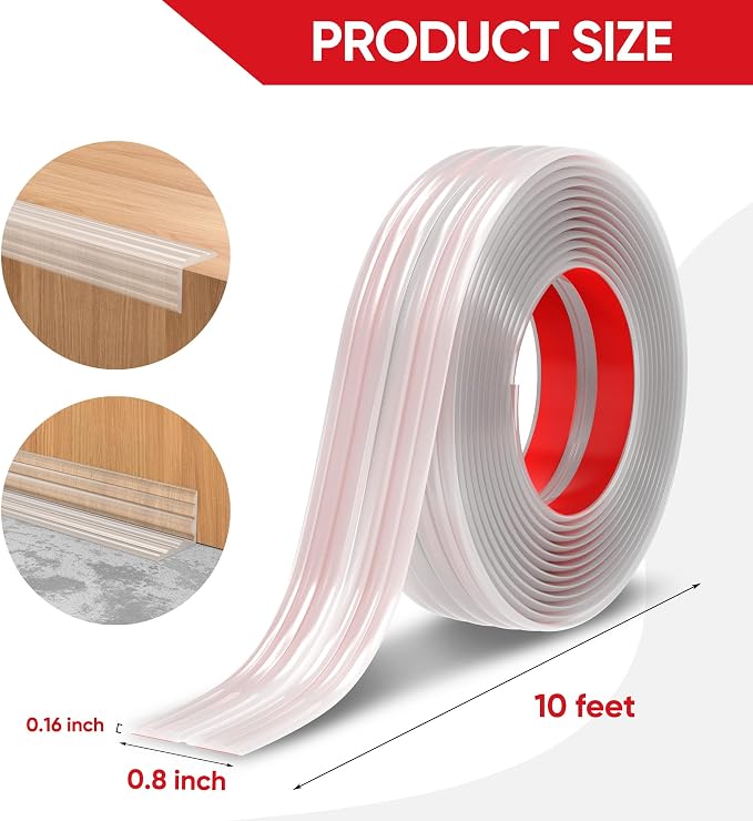 Wall Corner Protector Peel and Stick Wall Molding Trim Flexible Corner Guard - Image 4