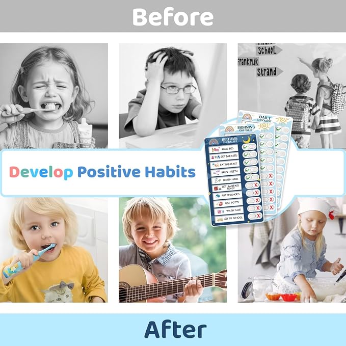 3 in 1 Bedtime/Morning/Daily Routine Chart - Image 7
