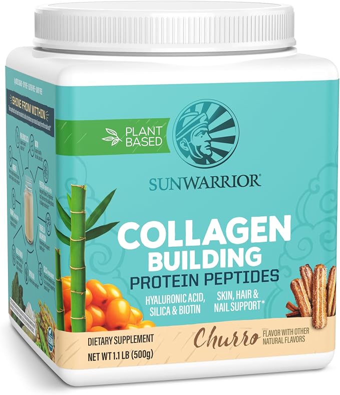 Vegan Collagen Protein Powder for Women Silica Plant Based Collagen Powder by Sunwarrior