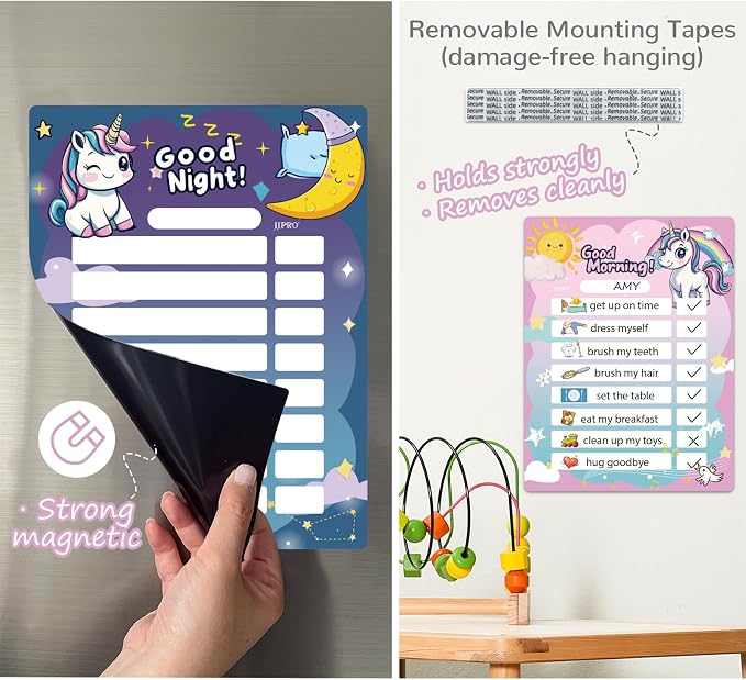 Magnetic Morning Bedtime Routine Chart - Image 5