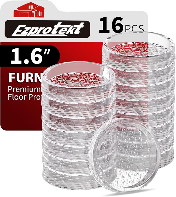 Ezprotekt Non Slip Furniture Pads, Round Furniture Coasters by VisittheEzprotekt