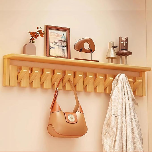Wall Mounted Piano Key Hanger | Flip Style Hook | Entrance Wall Art Hook by FleiSleep