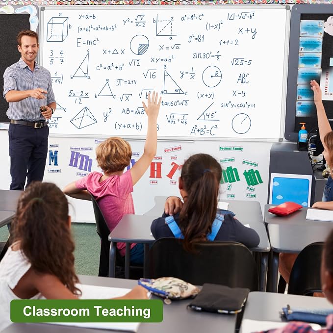 Lockways Dry Erase Board 96 x 48 Inch, Large Magnetic 4 x 8 White Board Wall - Image 4