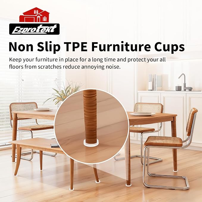 Ezprotekt Non Slip Furniture Pads, Anti Skid Furniture Coasters - Image 8