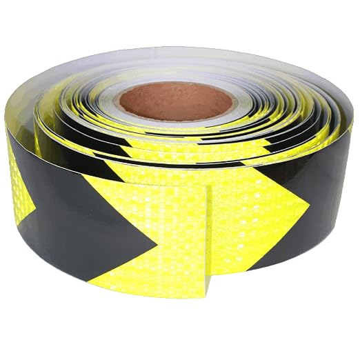 Reflective Tape Outdoor Waterproof 3 inch X 166 feet, High Visibility Hazard by tuyrchu