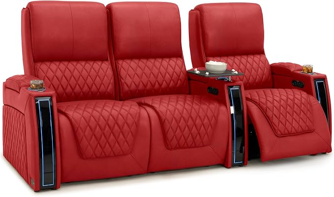 Seatcraft Apex Zero-Gravity CoolZero Italian Leather Home Theater Seating by Seatcraft