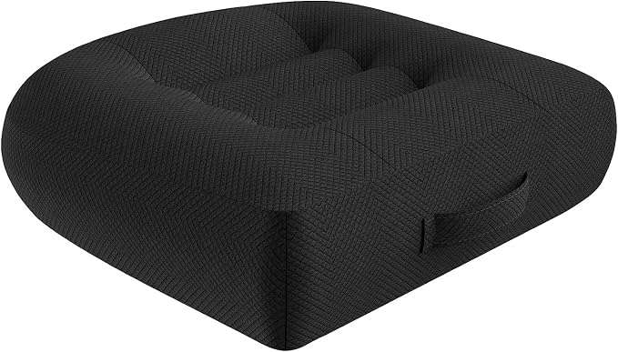 WSGJHB Car Booster Seat Cushion Posture Cushion Portable Breathable Mesh by SeatCushionforOfficeChairCar