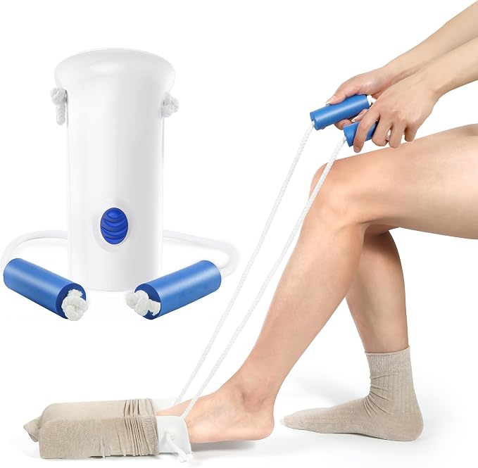 KEKOY 4.6INCH Sock Aid for Putting on Socks, Wide Sock Assistant Device No by KEKOY