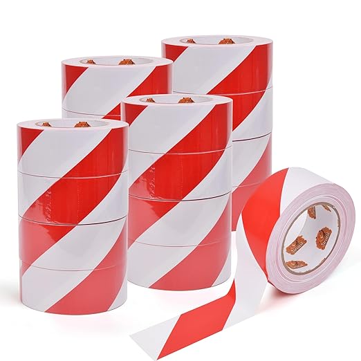 TAPEBEAR Hazard Caution Tape, 2inch x 150 Feet Self Adhesive Warning Tape by TAPEBEAR