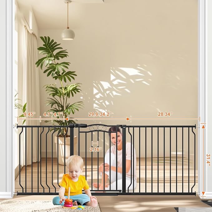 67.3-81.1" Extra Wide Baby Gate - Image 5