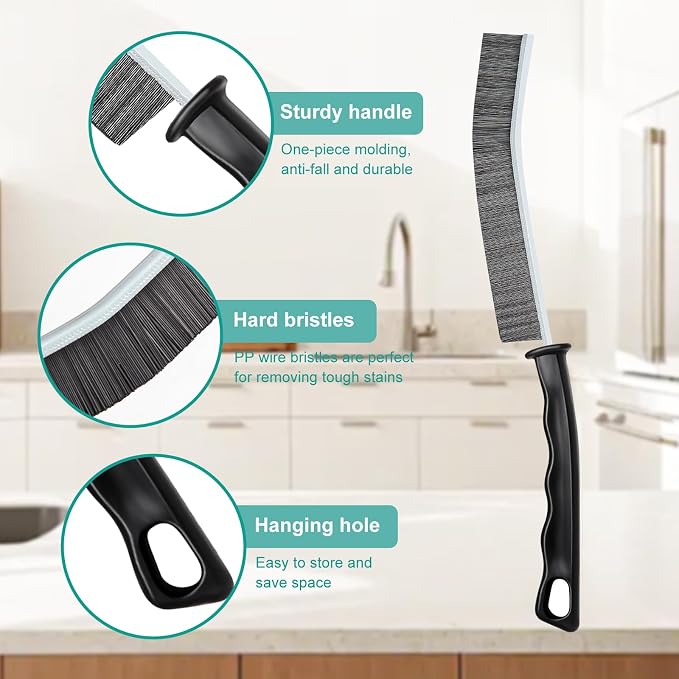 Crevice Cleaning Brush, New Multifunctional Gap Cleaning Brush Tool, Thin Scrub - Field & Grace