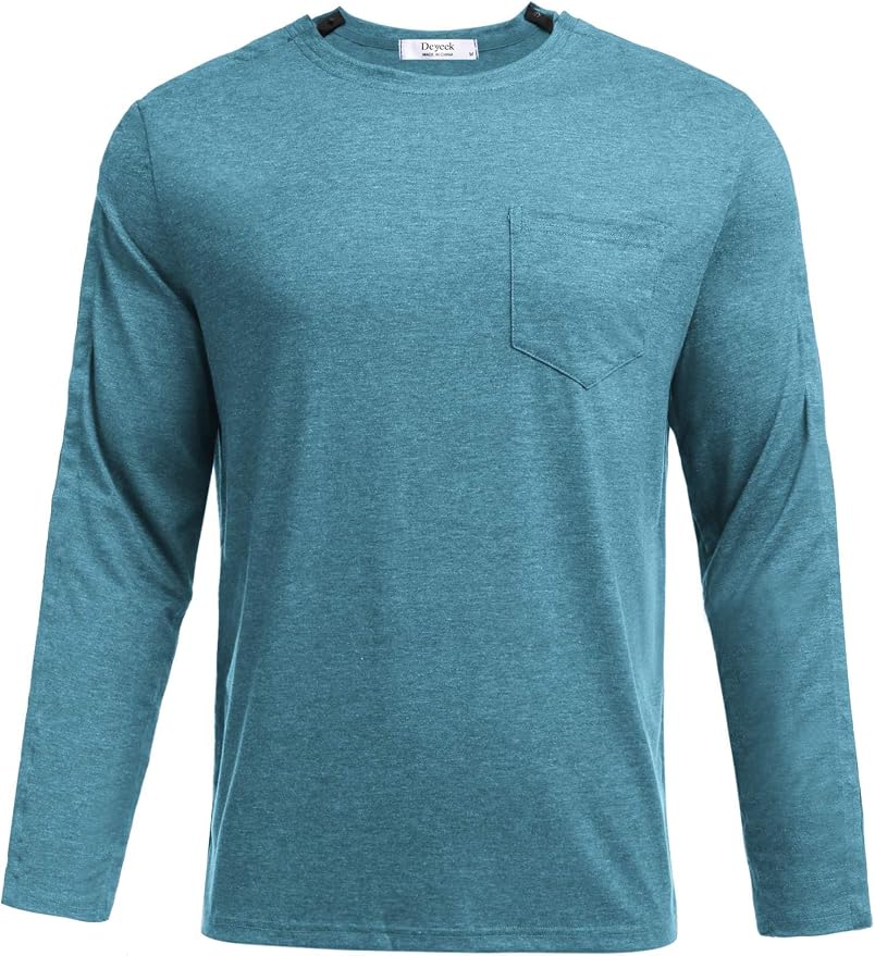 Deyeek Men's Post Shoulder Surgery Recovery Shirts Full Tear Away Long Sleeve - Image 4