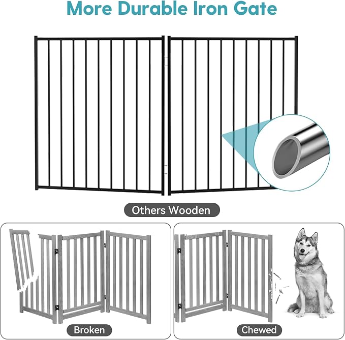 No Pawblems Free Standing Dog Gate - Image 2