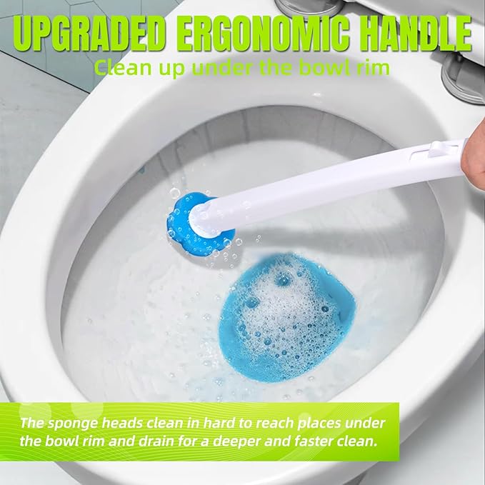 KOKL Disposable Toilet Bowl Wand Refills, Toilet Refill Pads, Disposable Toilet - Image 4