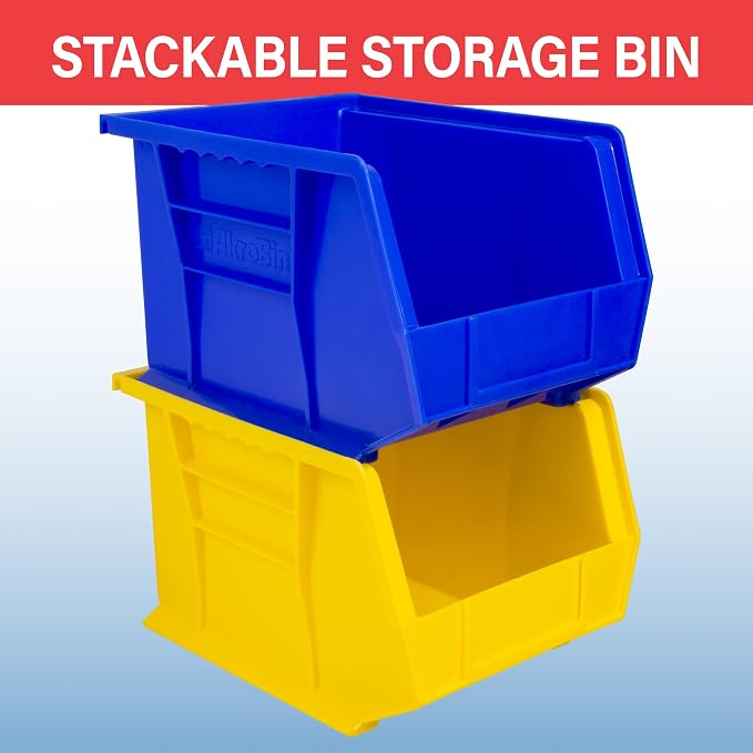 Akro-Mils 30239 AkroBins Plastic Storage Bins, Space-Saving Stackable Bins - Image 4