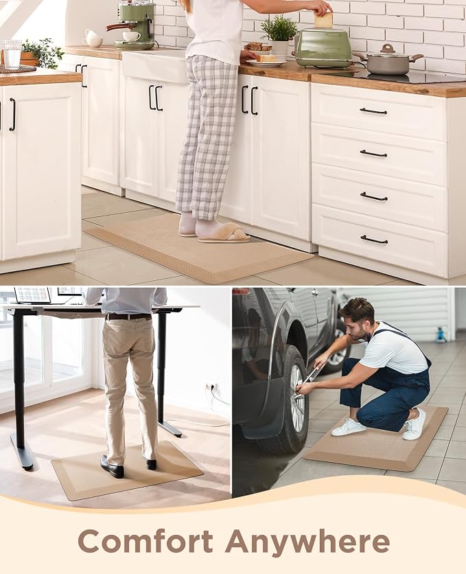 Ophanie Kitchen Mats for Floor, 3/4 Inch Thick Kitchen Rugs, Waterproof - Image 8