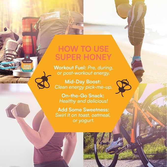 You Again Super Honey Clean Energy Gel, Honey & Himalayan Salt | Electrolyte - Image 7