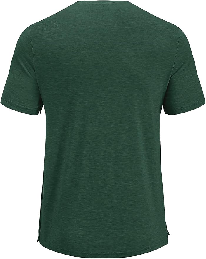 Poriff Men's Post Shoulder Surgery Recovery Shirts Full Tear Away Short Sleeve - Image 3