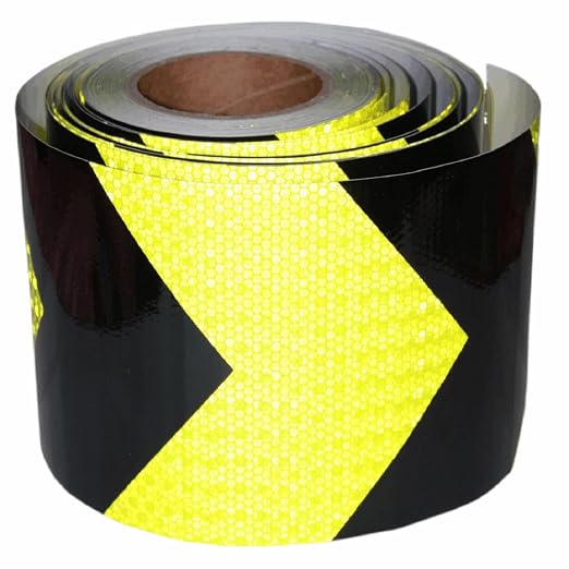 Reflective Tape Outdoor Waterproof 6 inch X 66 feet, High Visibility Hazard by tuyrchu