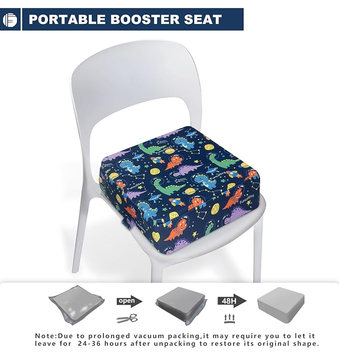 Toddler Booster Seat for Dining Table, Portable Booster Seat for Kitchen Chair - Image 5